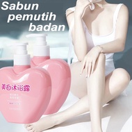 Niacinamide Whitening Body Wash Sabun Putihkan Kulit Fragrance Shower Gel Pemutih Kulit Sabun Mandi 