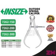 INSIZE (7262) Outside Spring Caliper External Caliper 0-140mm (7262-150) / 0-210mm (7262-200) / 0-32