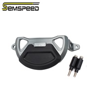 ฝาครอบป้องกันเครื่องยนต์ CNC กระจกมองหลังมอร์เตอร์ไซต์ SEMSPEED เครื่องป้องกันสำหรับยามาฮ่า Aerox NV