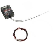 【翔鴻 遙控模型 】SPEKTRUM AR6600T 6動接收(含電壓回傳線) DX6 DX8 DX9 拆機版