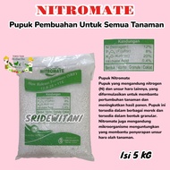 Pupuk NPK BOSTER NITROMATE 5 KG GRANDUL Pupuk Pembuahan Untuk Semua Tanaman