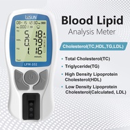 Multifunction Lipid Monitor Meter kit Test Meter Blood Total Cholesterol (TC), Triglyceride (TG), High Density Lipoprotein (HDL) and Calculated LDL, LDL/HDL