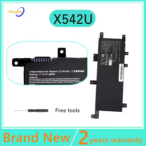X542U Laptop Battery for ASUS VivoBook R542U FL5900L R542UR FL8000L C21N1634 For VivoBook 15 A580U X
