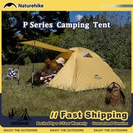 Naturehike Outdoor Camping Tent Aluminum Alloy Double Layer Tent P-Series 2-3 person Waterproof Tent