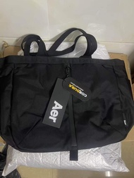 Aer City Tote Bag ใหม่ Cordura กันน้ําความจุขนาดใหญ่กระเป๋าสะพายแฟชั่น Double Root และซิปปิด