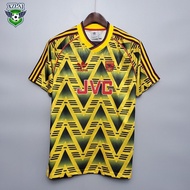 91/93 Arsenal Home Football Shirt Arsenal Retro Jersey XZLAI