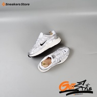 P-6000 Metallic Flat Silver Sneakers 100% Bnib