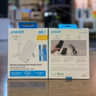 門市全新現貨!! Anker Zolo Power Bank (10K, Magnetic, Built-In USB-C Cable) 磁吸無線充電行動電源 A1685（2色：白色，黑色）