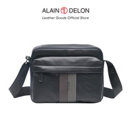 ALAIN DELON MEN STYLISH COLOR BLOCK HORIZONTAL MESSENGER BAG  - ASB2133PN3MG4