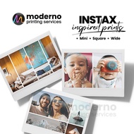 Inspired Instax Photo Printing Mini Square Wide Photo Print