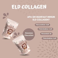 ELD COLLAGEN DRINK RASA COKLAT ALMOND ISI 55GR/ MINUMAN COLLAGEN/ MEMUTIHKAN BADAN TANPA SUNTIK PUTI