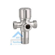Get Stop 3rd Branch Water faucet Stainless 304 GT- Shower faucet Tee Three triple Bidet valve closet Connection closed Flexible valve angle faucet /S11B