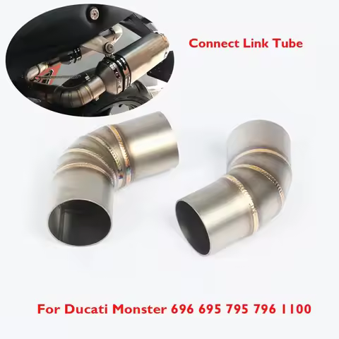 Motorcycle exhaust link pipe for DUCATI Monster 696 exhaust 2008-2014 Monster 796 795 2010-2014 796 