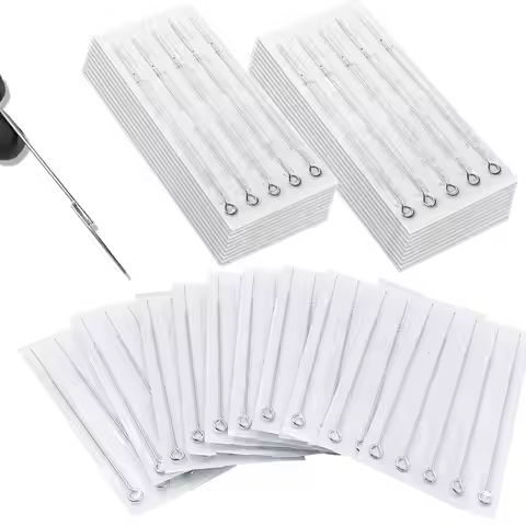100/50/10pcs Sterilized Tattoo Needles RL RS M1 RM Tattoo Needle for Tattoo Permanent Makeup Machine