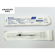 ไซริงค์ 1ml Syringe 1ml (1cc) ยี่ห้อ Nipro