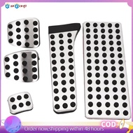5PC Car Pedal Cover Accessories with Footrest for   W203 W222 W213 W205 W204 W211 W212 W210 X204 W21