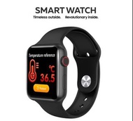 智能手錶 － 全防水 WHATSAPP WECHAT FB 信息來電提示／體溫測量／血壓心率監測／計步器 smart watch for iPhone Android Waterproof IP67