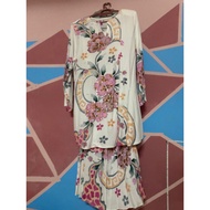 Kurung Batik Terengganu Sutera (Preloved)