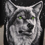 Tshirt Kaos Vintage Zolder Full Print Aop Wolf Not The Mountain