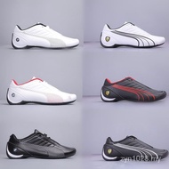 【Spot】PM Joint Ferrari Men's Shoes Genuine Leather Racing Shoes Low-Top Shoes Casual Leather Shoes Daily Driving Shoes BMW Women's Shoes Sneakers