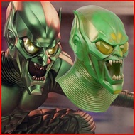 GC1 Marvel Spiderman Green Goblin Cosplay Mask Headgear for Adult Soft Material Full Head Mask Hallo