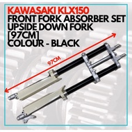 KLX UPSIDE DOWN FORK GOLD / RED / BLACK 98CM KAWASAKI KLX150 FRONT FORK UPSIDE DOWN SHOCK USD CNC