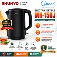 Midea Electric Jug Kettle Double Wall 1.5L/1.7L MK-15HJ MK-17PJ | SUS304 Anti Melecur Cerek Elektrik