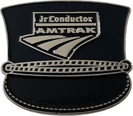 Amtrak Jr Conductor Lapel Pin – RETIRED Nickel Railroad Memorabilia – Conductor Hat Collectible for 