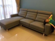 【順發傢俱】 (X34)~MIT~L型布沙發~頭枕可調~坐座墊可推