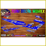 ◳ ✴ ❥ Suzuki Raider 150 MOTOGP Edition 2020 Carb Stock Decals (BLUE) w/ Freebies