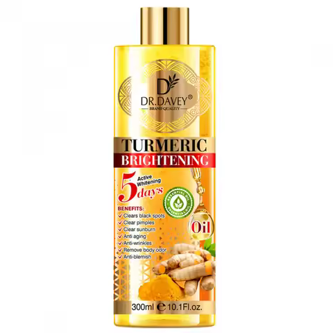 300ml Dr.davey Turmeric Body OIL Moisturizing and moisturizing the skin with a large capacity of who