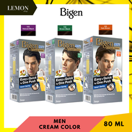 บีเง็น เมนส์ ครีม คัลเลอร์ (ดำ, ดำน้ำตาล,น้ำตาลเข้ม) Bigen Men Cream Color (101 Natural Black, 102 Brown Black,103 Dark Brown)