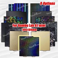 TA For Bambu Lab A1 Mini 184×184mm PEI PEO PET H1H Double side Magnetic Build Plate Double sided Spr