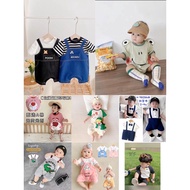 Fake 2-Piece One-Piece Boy 2-Piece Sling Romper