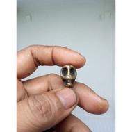 Yellow iron head statue