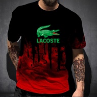 Crocodile motorcycle short sleeved T-shirt, men's large # LTaJRP