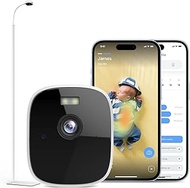 Smart Baby Monitor & Floor Stand,2K 2.4 GHz Wi-Fi No Wearables Baby Breathing Monitor,HD Night Visio