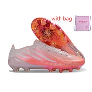 size:35-46  F50 Hyperfast FG  Elite football shoes ghosted memory lane strawberi warna FG kasut bola