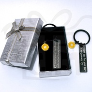 (With Gift Box)Farewell Gift Keychain Thank You For Your Part In My Journey Key Chain Gift Graduatio