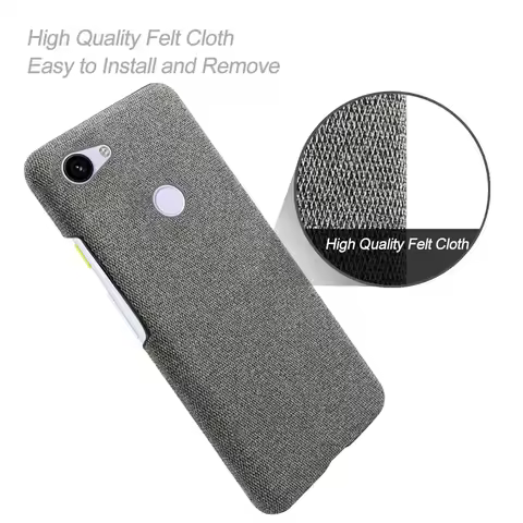 Anti-slip Ultra Thin Fabric Cloth Case For Google Pixel 3a XL Anti-Drop Phone Bag Cover For Google P