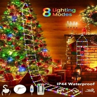 3M/9.84ft Christmas Decoration Ladder Light - Christmas Fairy Lights, Christmas Ladder Decor Lights 