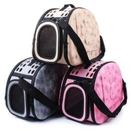 寵物攜帶單肩包可折疊手提箱攜帶籠寵物外出旅行