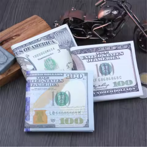 Men Money Canvas Wallets Credit ID Card Holder Bags Purses Currency Notes Pattern Insert Picture Cas