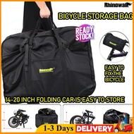 🔥 Rhinowalk Folding Bike Carry Bag Portable Bicycle Carry Bag Cycling Bike Transport Case Travel Bycicle Parts 16" 20"