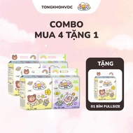 Combo 4 Get 1 Free OHMI Cool Diapers – Super Absorbent G Core 1500ml – Korean Diapers/Diaper Pants –