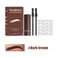 ^^^West & month stamp eyebrow powder stamp eyebrow powder lazy eyebrow stamp long lasting waterproof