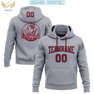 CUSTOM HOODIE JACKET S-6XL. CUSTOM AND PLAIN HOODIE JACKET S-6XL SILVER COLOR