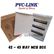 42 - 45 Way PVC LINK ABS Mcb Box Distribution Box DB Plastic Box Consumer Box