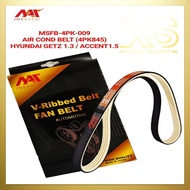MEAUSU FAN BELT MSFB-4PK-009 4PK845 Model: HYUNDAI GETZ 1.3 / ACCENT 1.5
