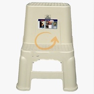 Ladder 7742 By Toyogo – 2 Step Plastic Chair Home Deco Decoration Step Stool Space Saving Nestable